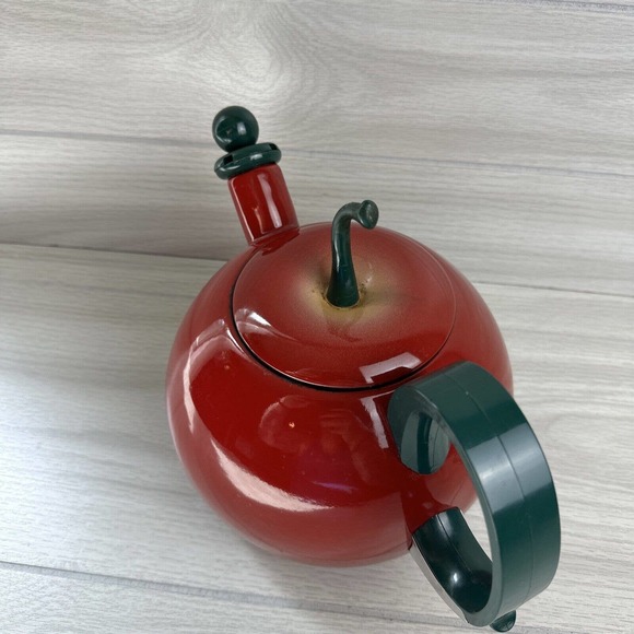 Copco Kitchen Vintage 98s Copco Apple Tea Kettle Enamel Metal